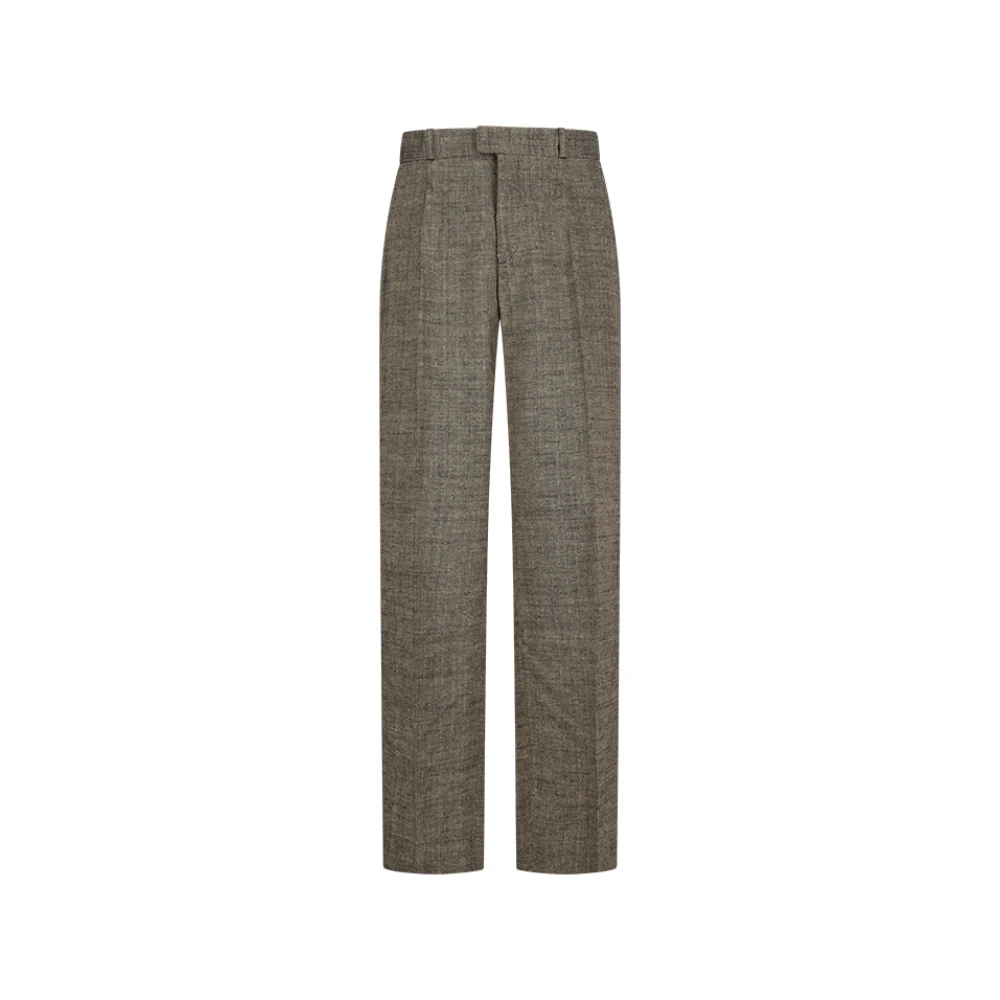 Our Legacy Men's Gray Straight Trousers, M, Slack Trouser