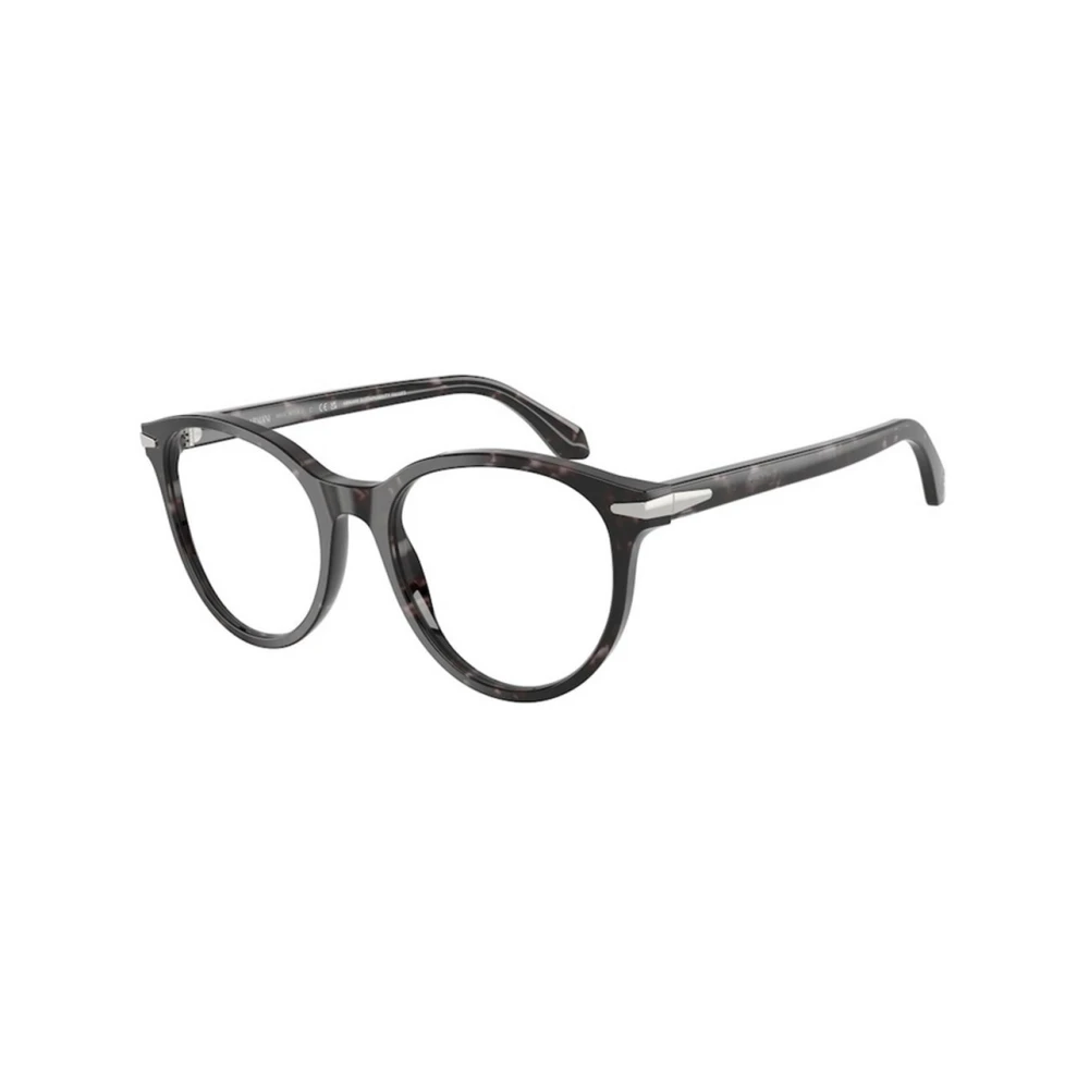 Giorgio Armani Women's Brown Round Optical Frame - Glasses - 50 Mm - Accessories