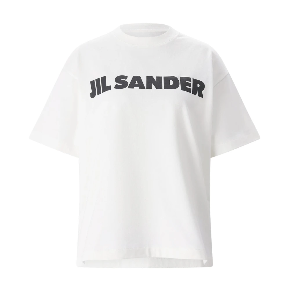 Jil Sander Women's White Logo T-Shirt - T-Shirts - Xs - Tops