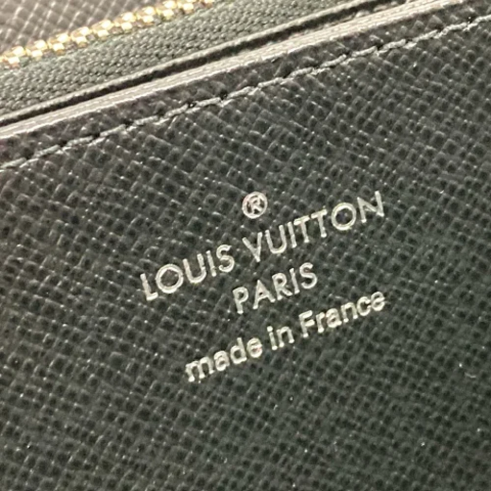 Louis Vuitton Vintage Pre-owned Leather wallets Black Dames