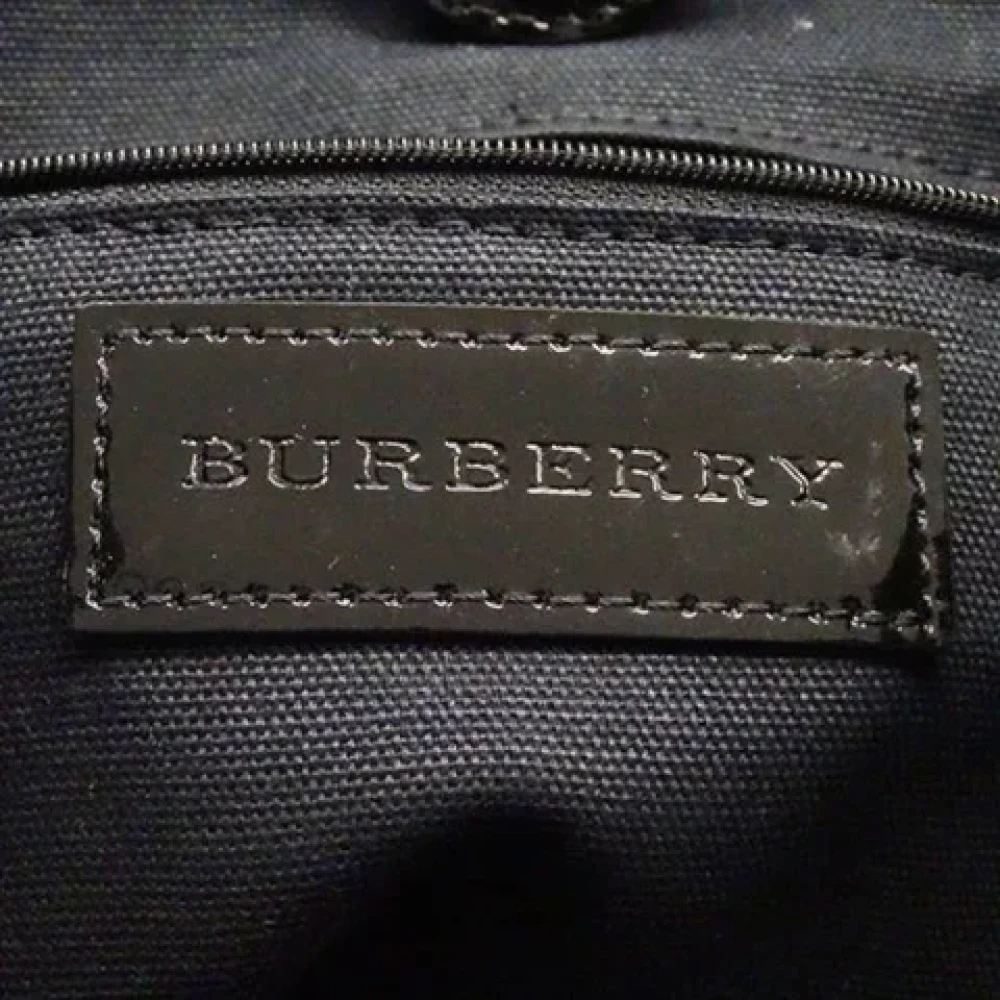 Burberry Vintage Pre-owned Plastic handbags Beige Dames