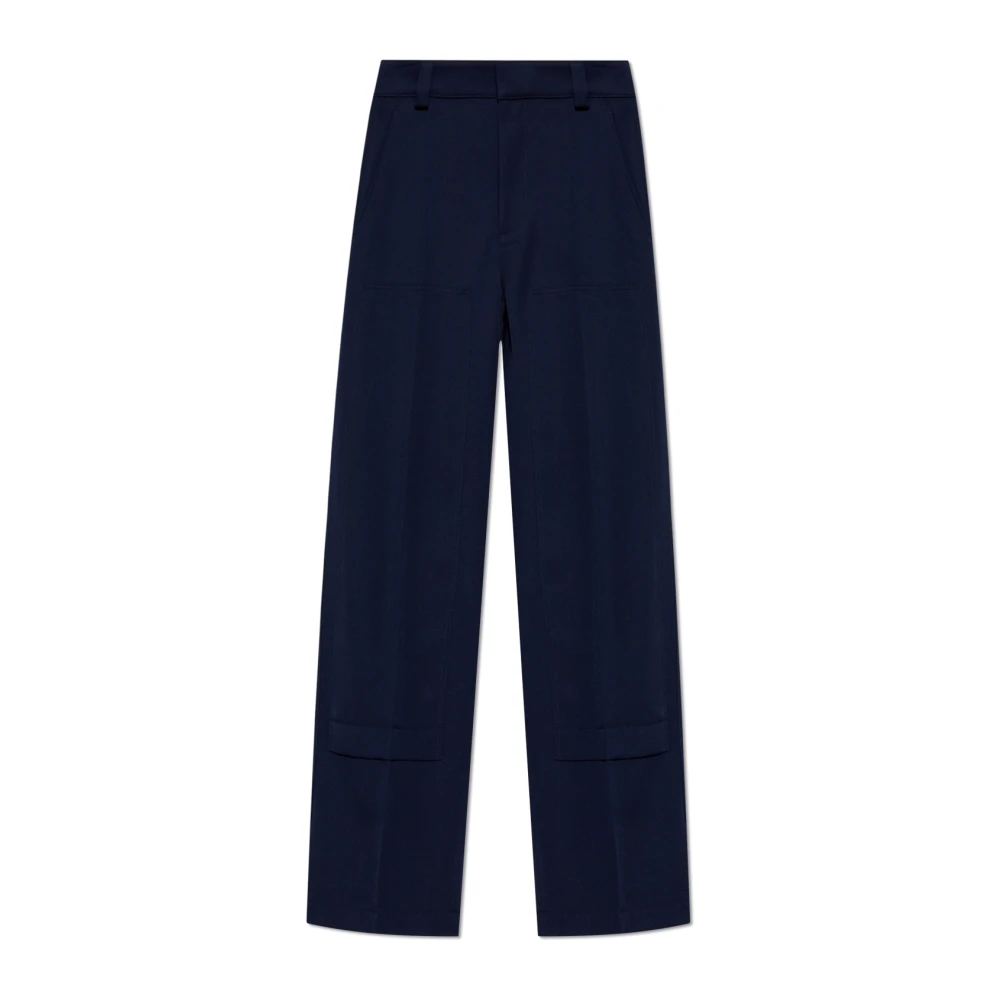 Bottega Veneta Wollen broek Blue Heren