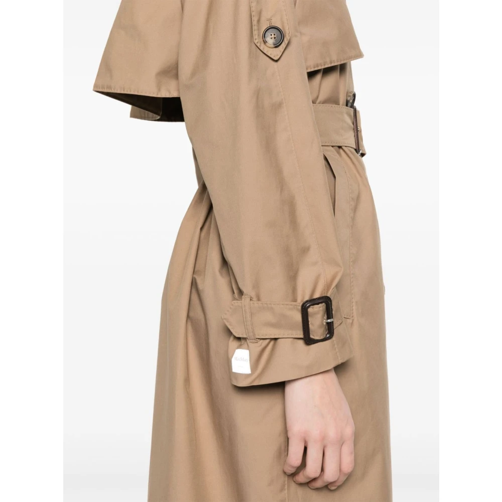 Max Mara Bruine Parka Dames Winterjas Brown Dames