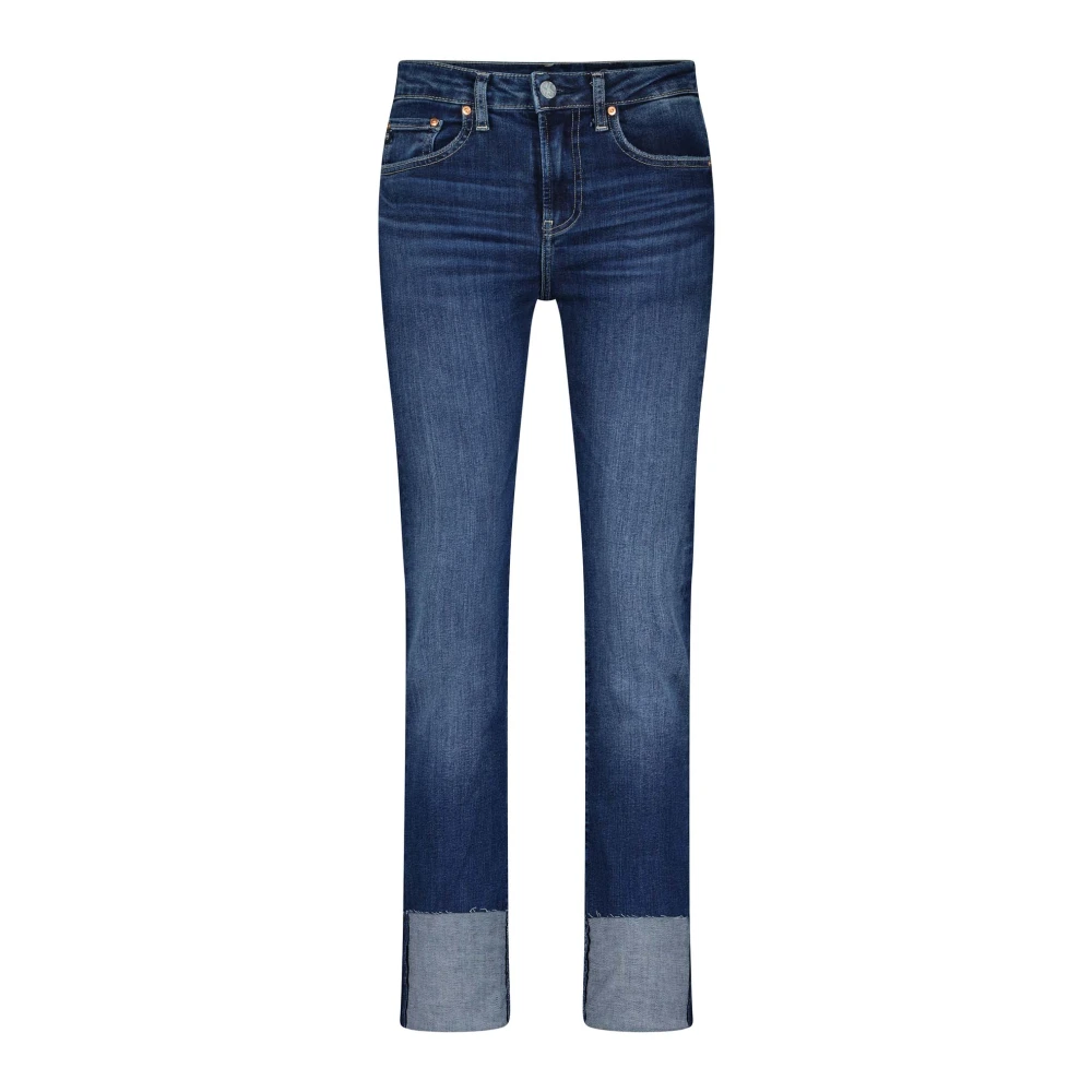 Adriano Goldschmied Girlfriend Style Högmidjade Jeans Blue, Dam