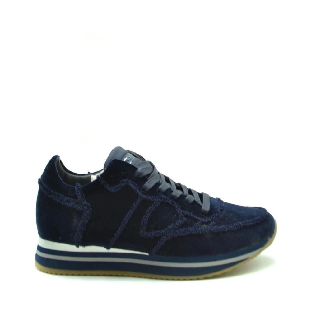 Philippe Model Low Top Marineblauwe Sportschoenen Dames Schoenen