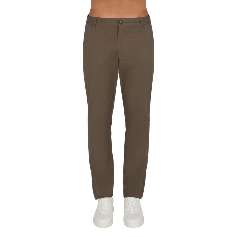 Armani Exchange Bruine katoenen broek Brown Heren