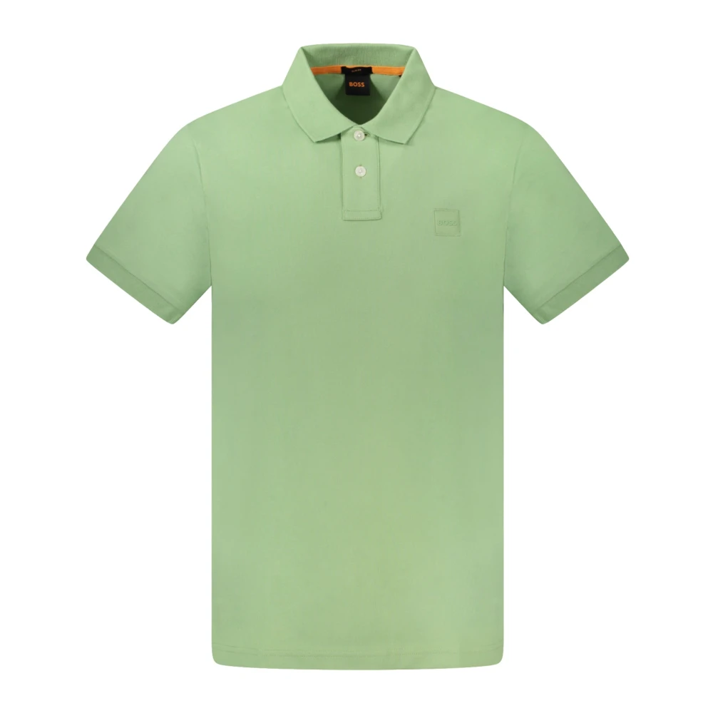 Hugo Boss Groene Polo Met Korte Mouwen Green Heren