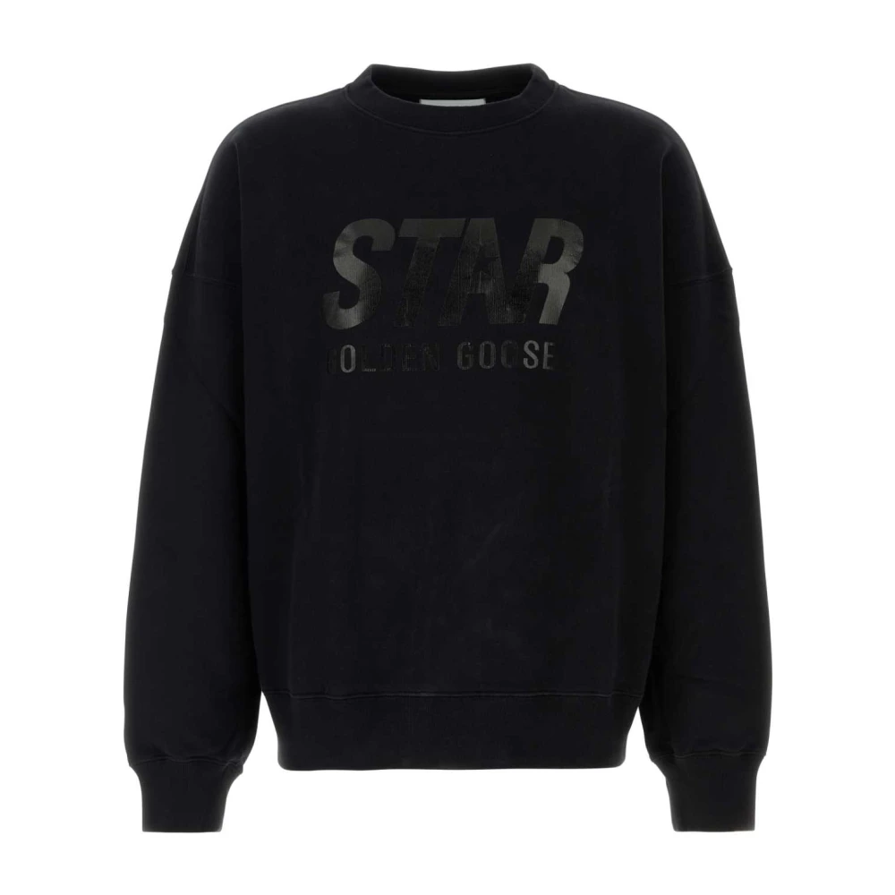 Golden Goose Herren Schwarz Sweatshirts & Hoodies, K, Mgröße: