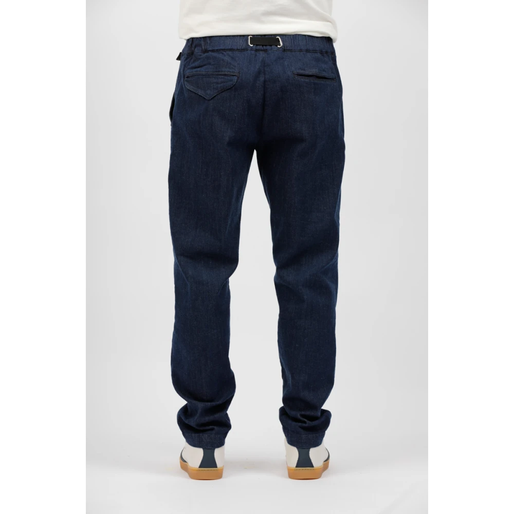 White Sand Trekkoord Wijde Pijp Jeans Blue Heren