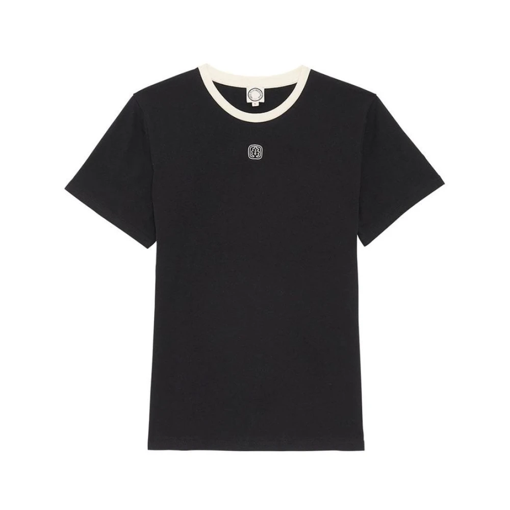 Ines De La Fressange Paris Svart Oscar T-shirt Black, Dam