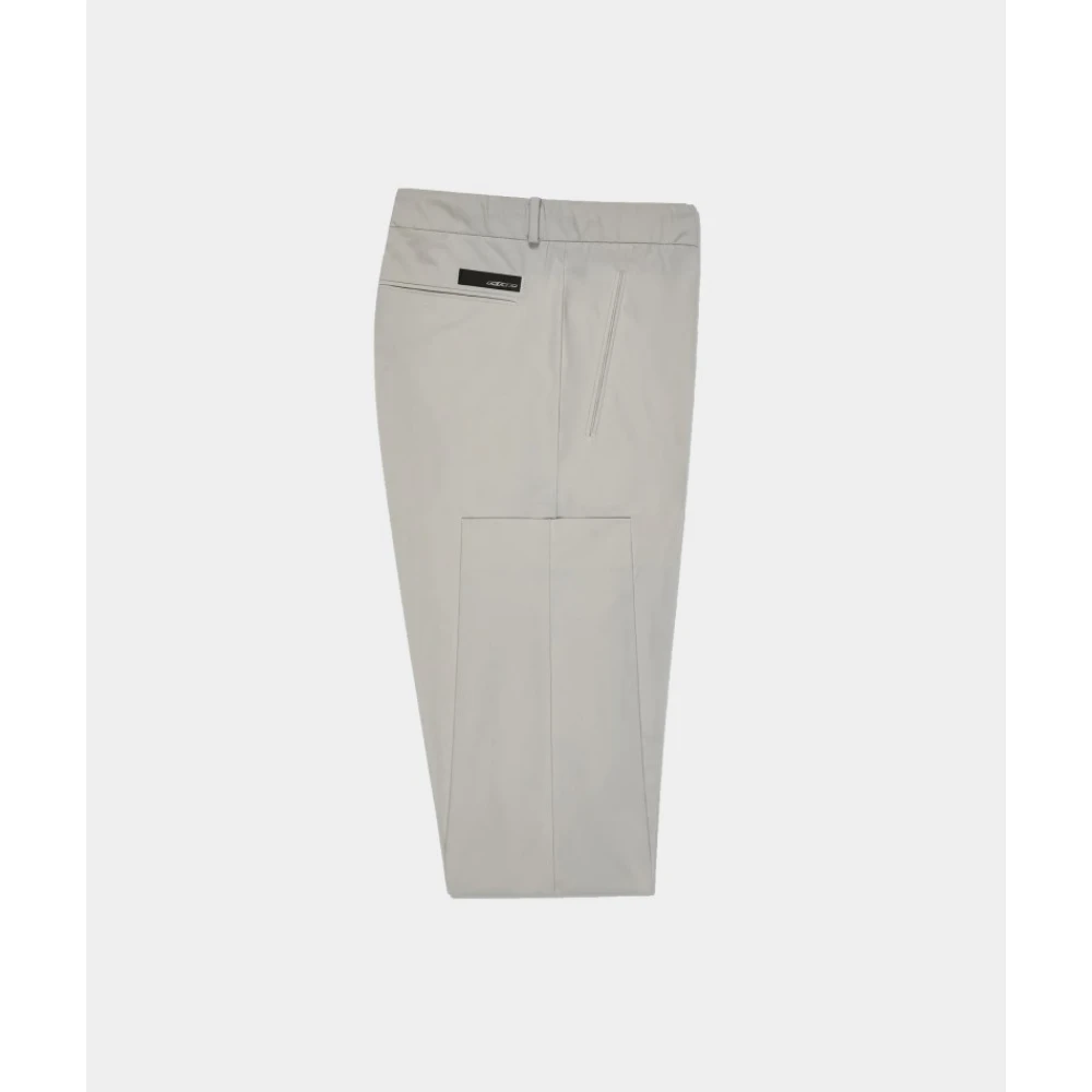 RRD Slim Fit Chino Broek met Omslag White Heren