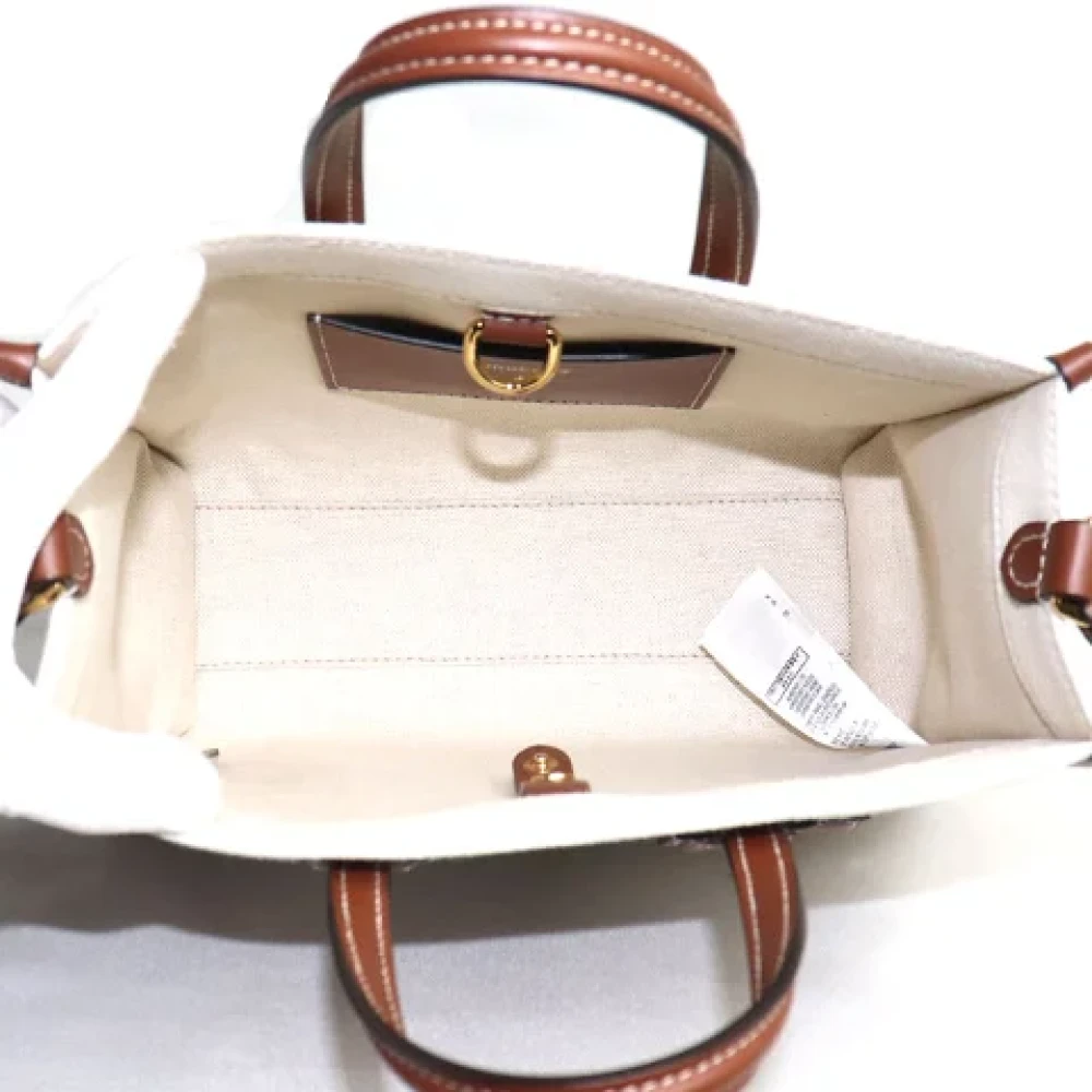 Burberry Vintage Pre-owned Canvas handbags Brown Dames