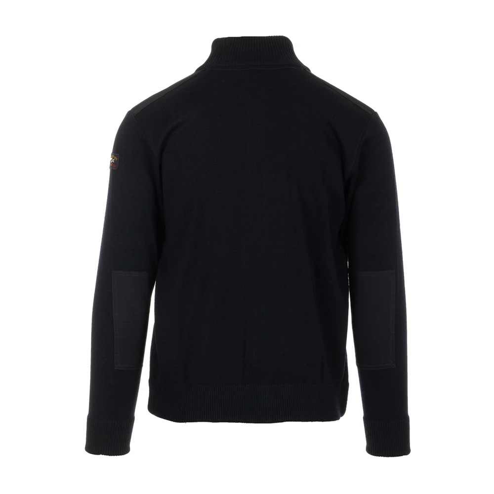 PAUL & SHARK Blauwe Sweater Full Zip Cardigan Blue Heren