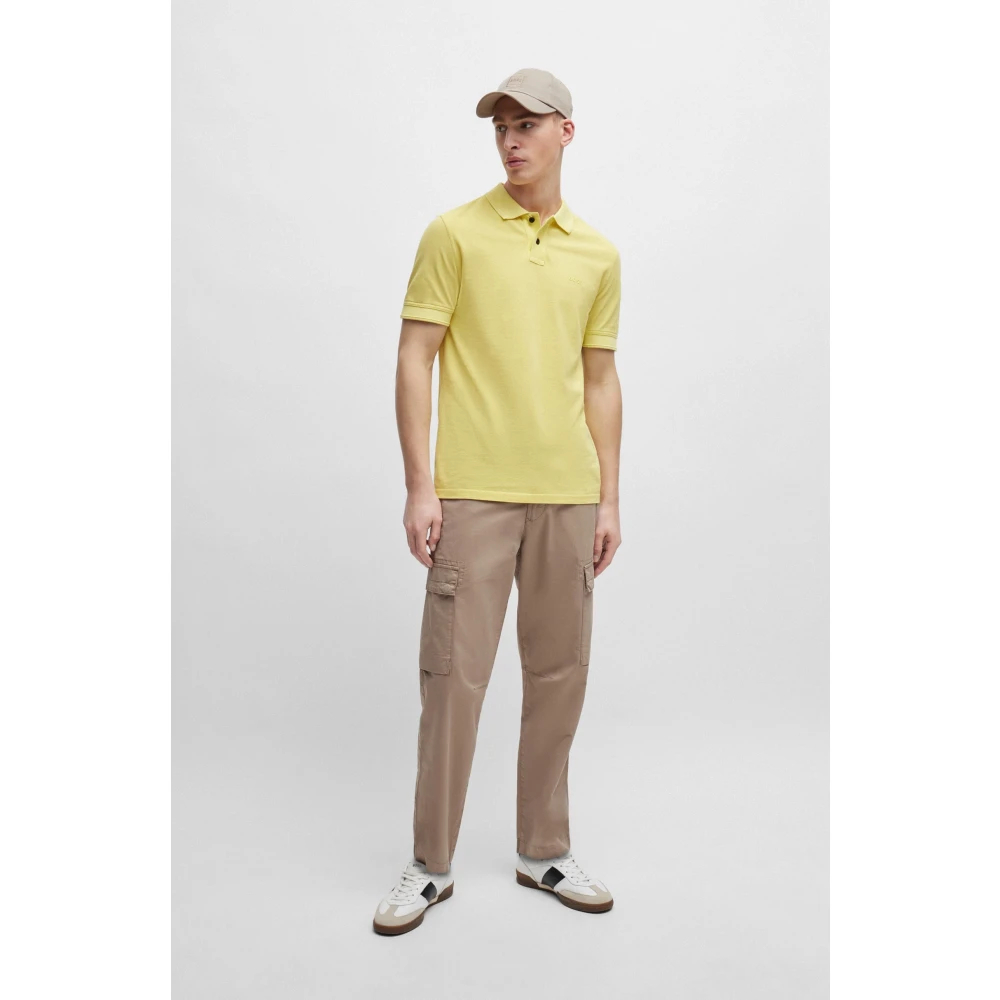 Boss Klassiek Poloshirt Yellow Heren