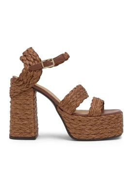 Sandal med 13 cm klack