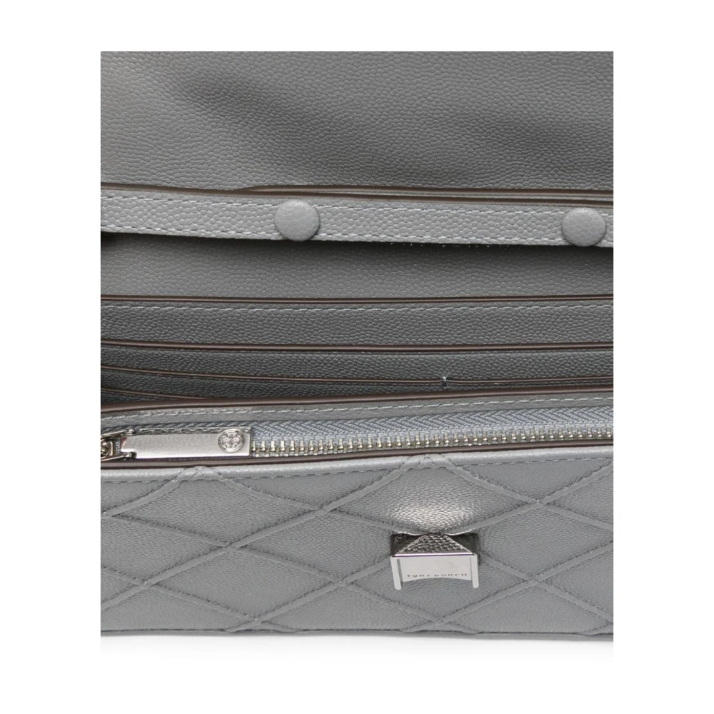 TORY BURCH Schoudertas met Diamantpatroon in Grijs Gray Dames