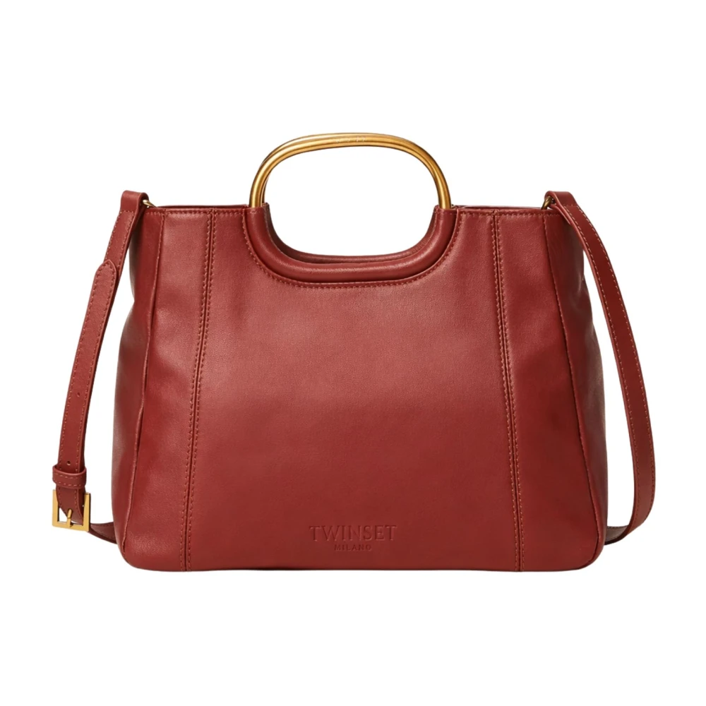 Twinset Red Shopper Bag - Female - Handbags - One Size - Bags