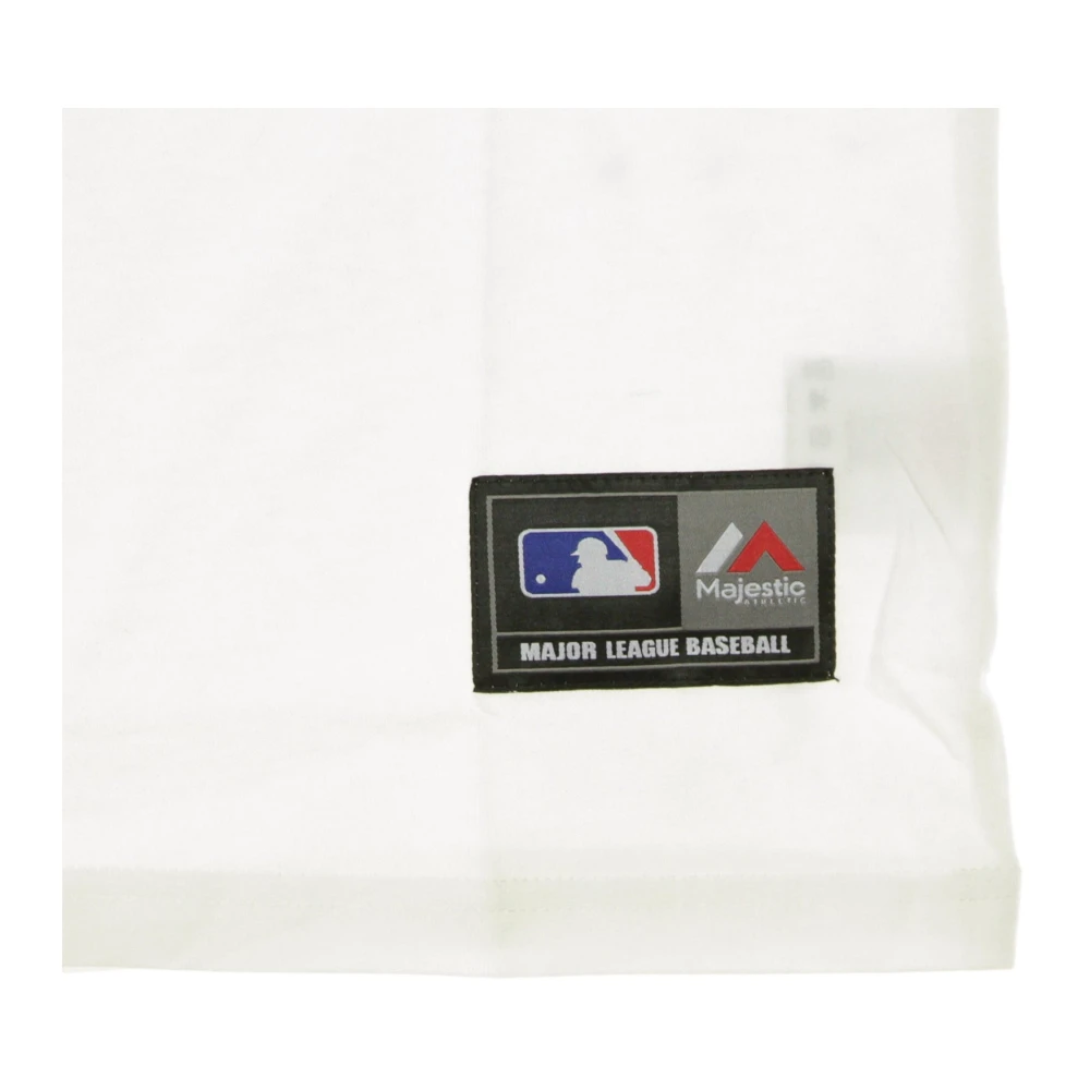 majestic filatures Lange Heren T-shirt in Originele Teamkleuren White Heren