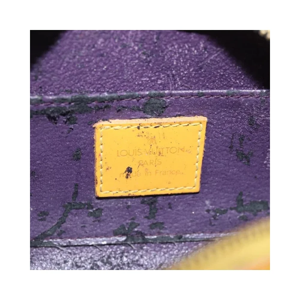 Louis Vuitton Vintage Pre-owned Leather louis-vuitton-bags Yellow Dames