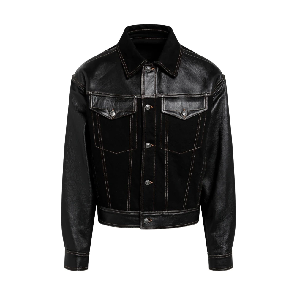 Versace Uomo Nero Giacche, Xl, New,