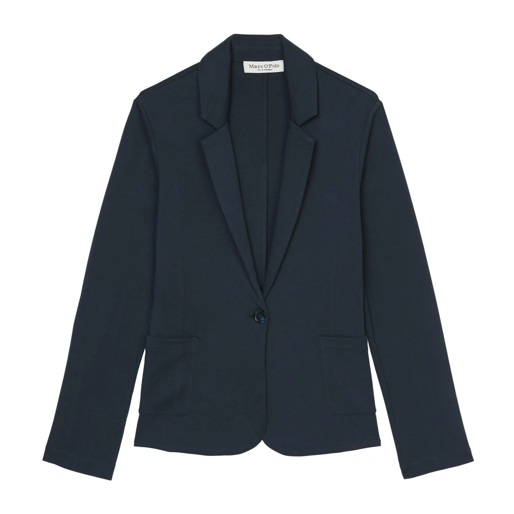 Marc O'Polo Gewone jersey blazer Blue Dames