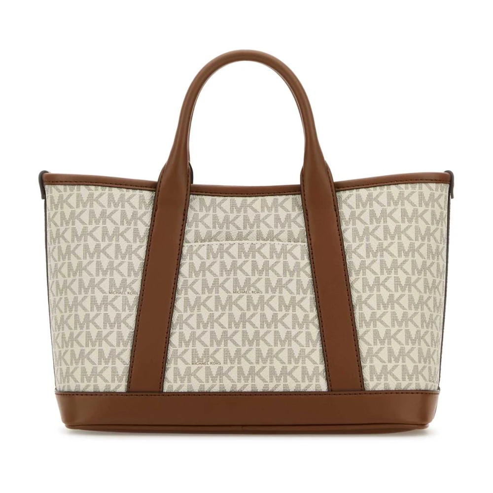 Michael Kors Luisa Canvas Shopper Beige Dames