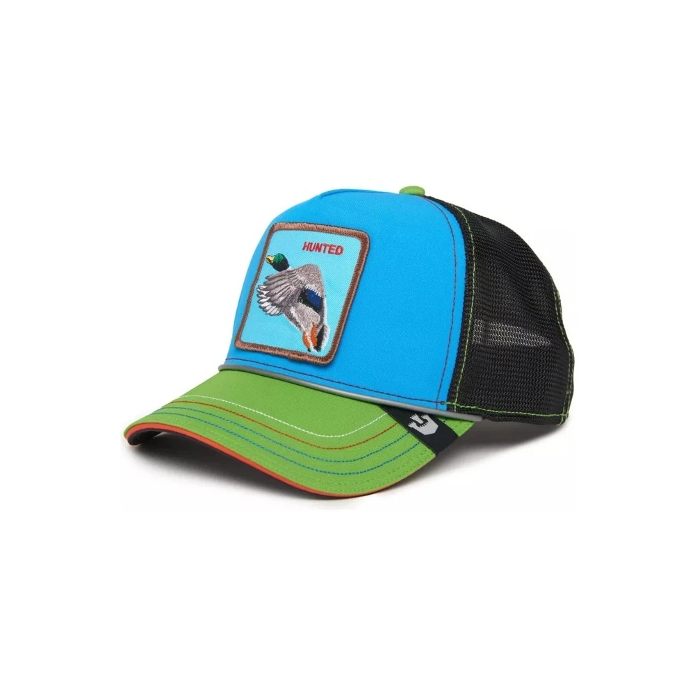 Goorin Bros Turquoise Eend Trucker Cap Zapper Blue Heren