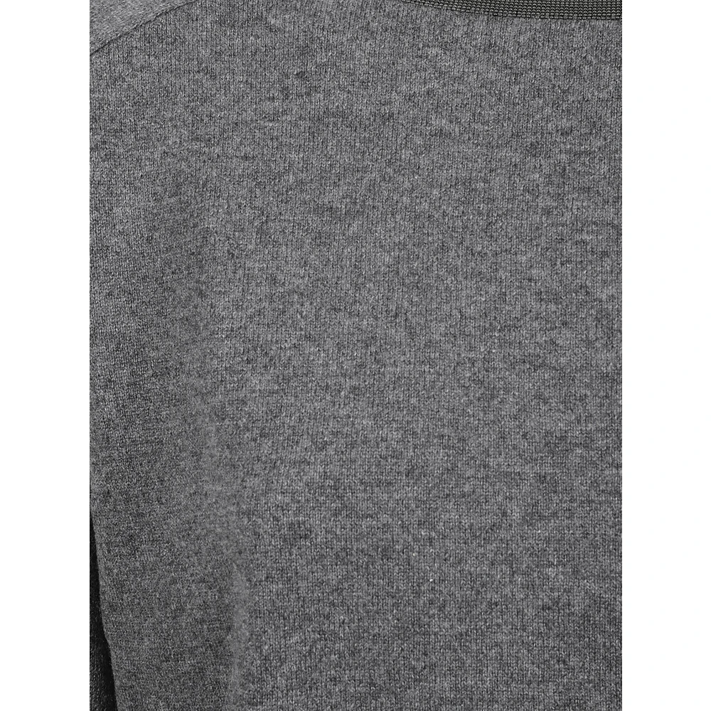 BRUNELLO CUCINELLI Kasjmier Trui in Grijs Gray Dames