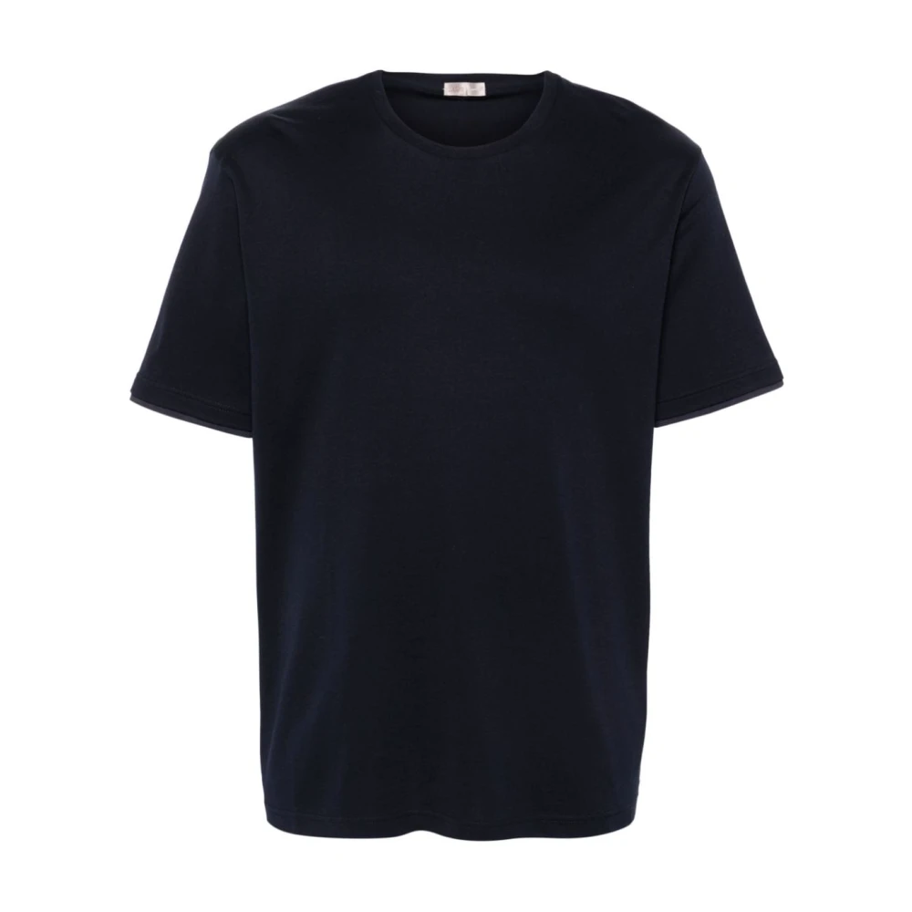 Herno Herr Blå Toppar 4XL, Bomull, T-Shirts Och Polos Kollektion