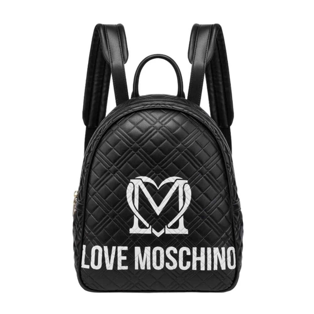 Moschino Zwarte synthetische damesrugzak Black Dames