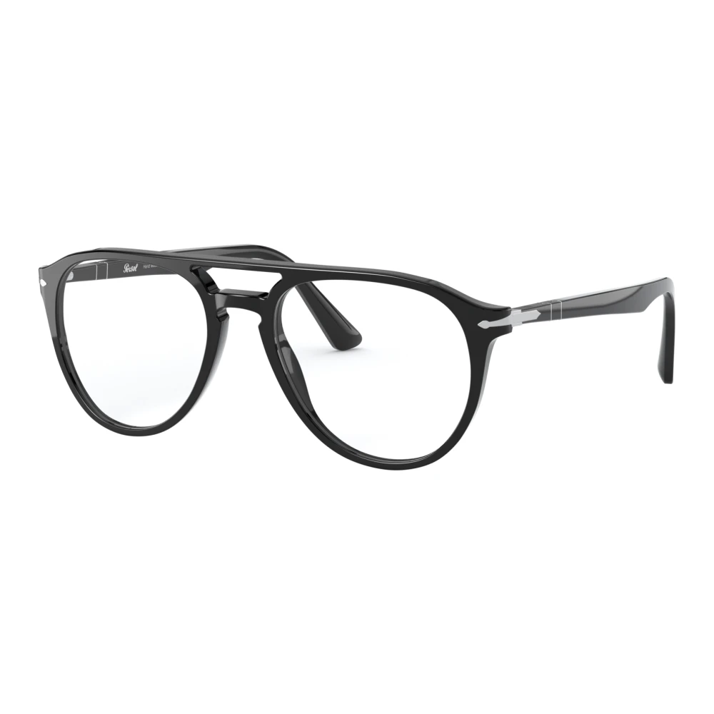 Persol Unisex Schwarz Po3371v Lynn 95 Optische Fassungen Acetat Pilot Normal - Bild 4