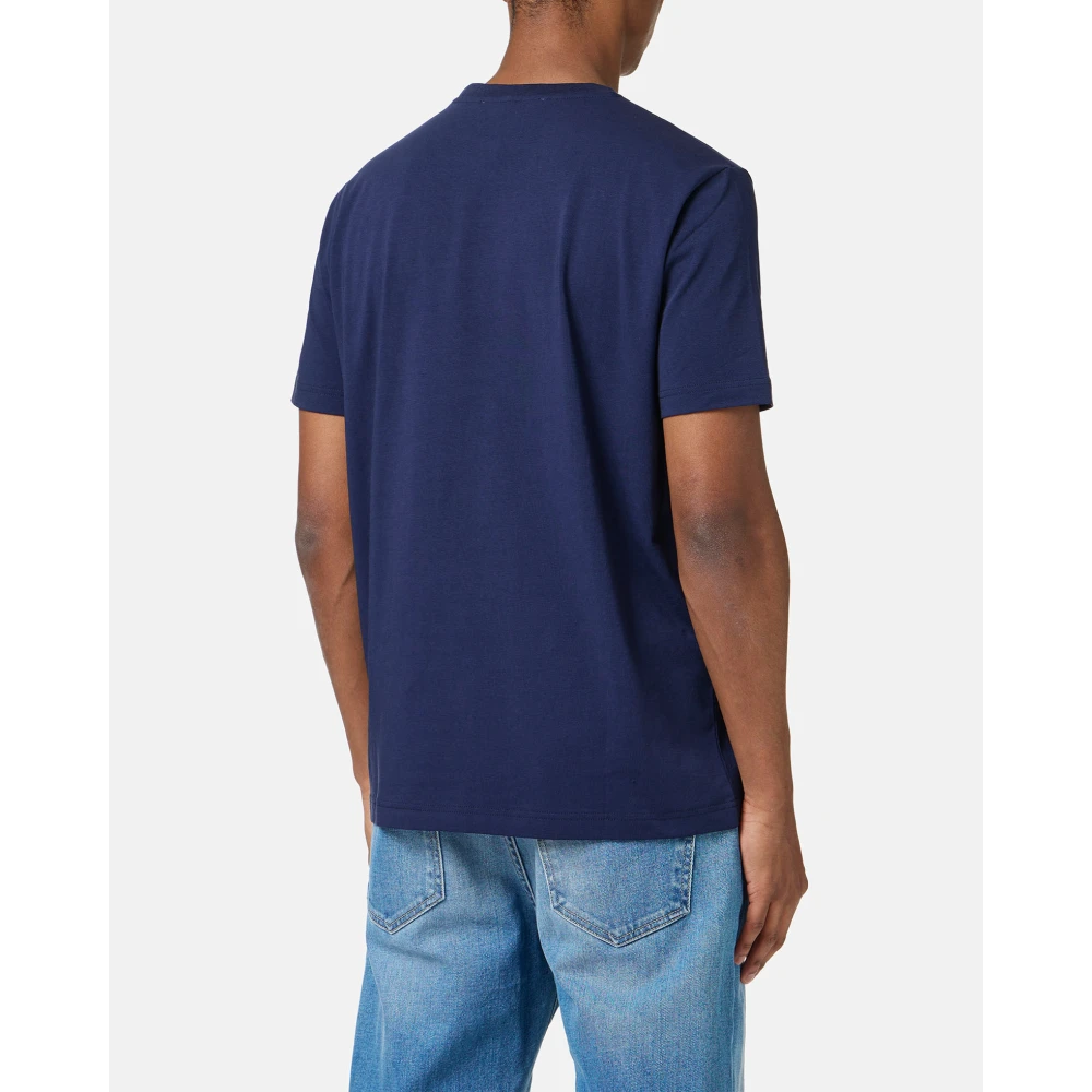 Iceberg Blauw stretch katoenen T-shirt met Spongebob print Blue Heren