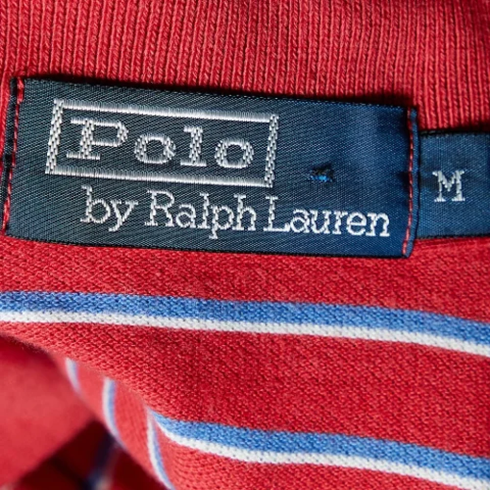 Ralph Lauren Pre-owned Cotton tops Red Dames