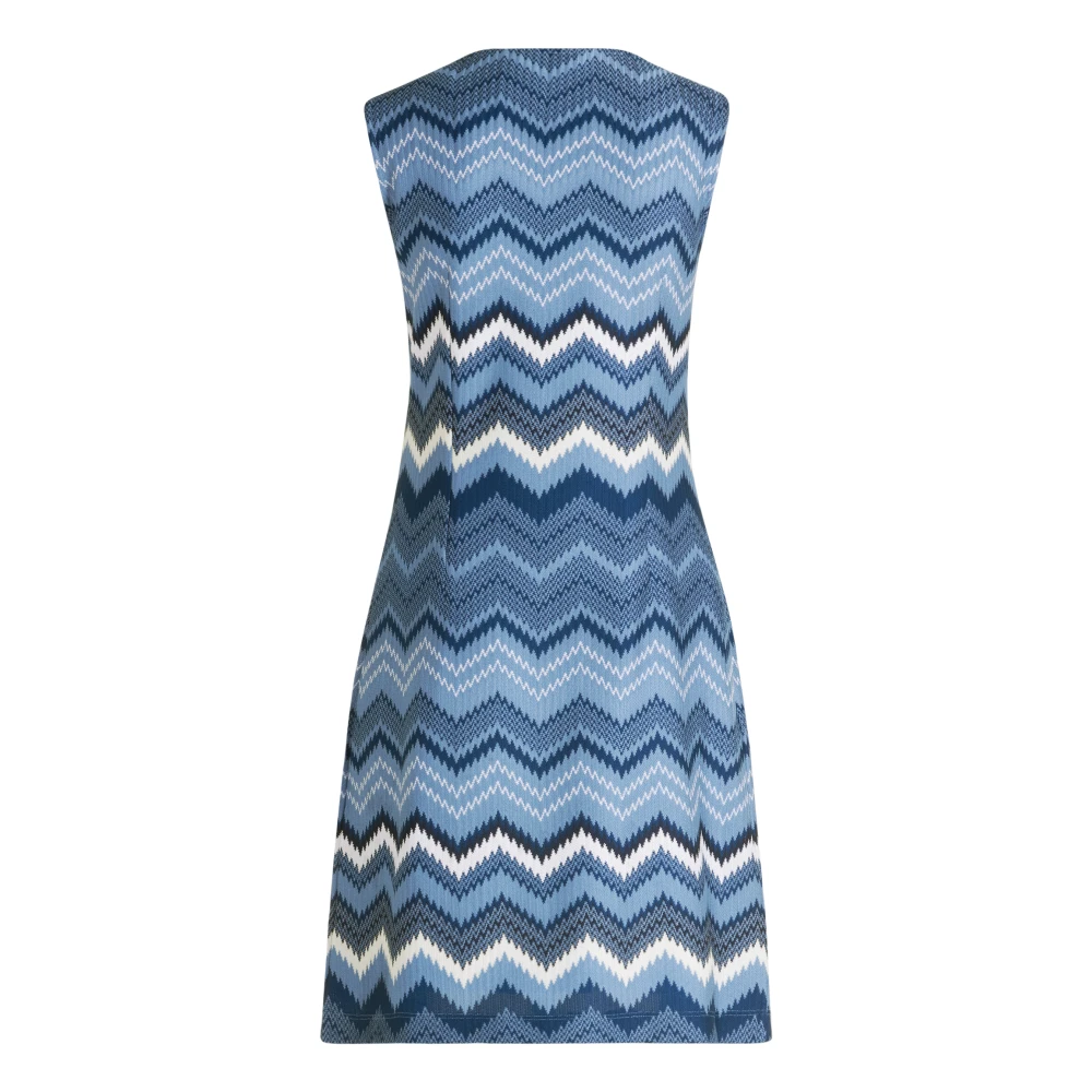 Betty Barclay Elegant Kant Jurk met Boothals Blue Dames