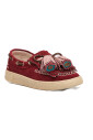 mocassins-en-daim-rouge-avec-pompon