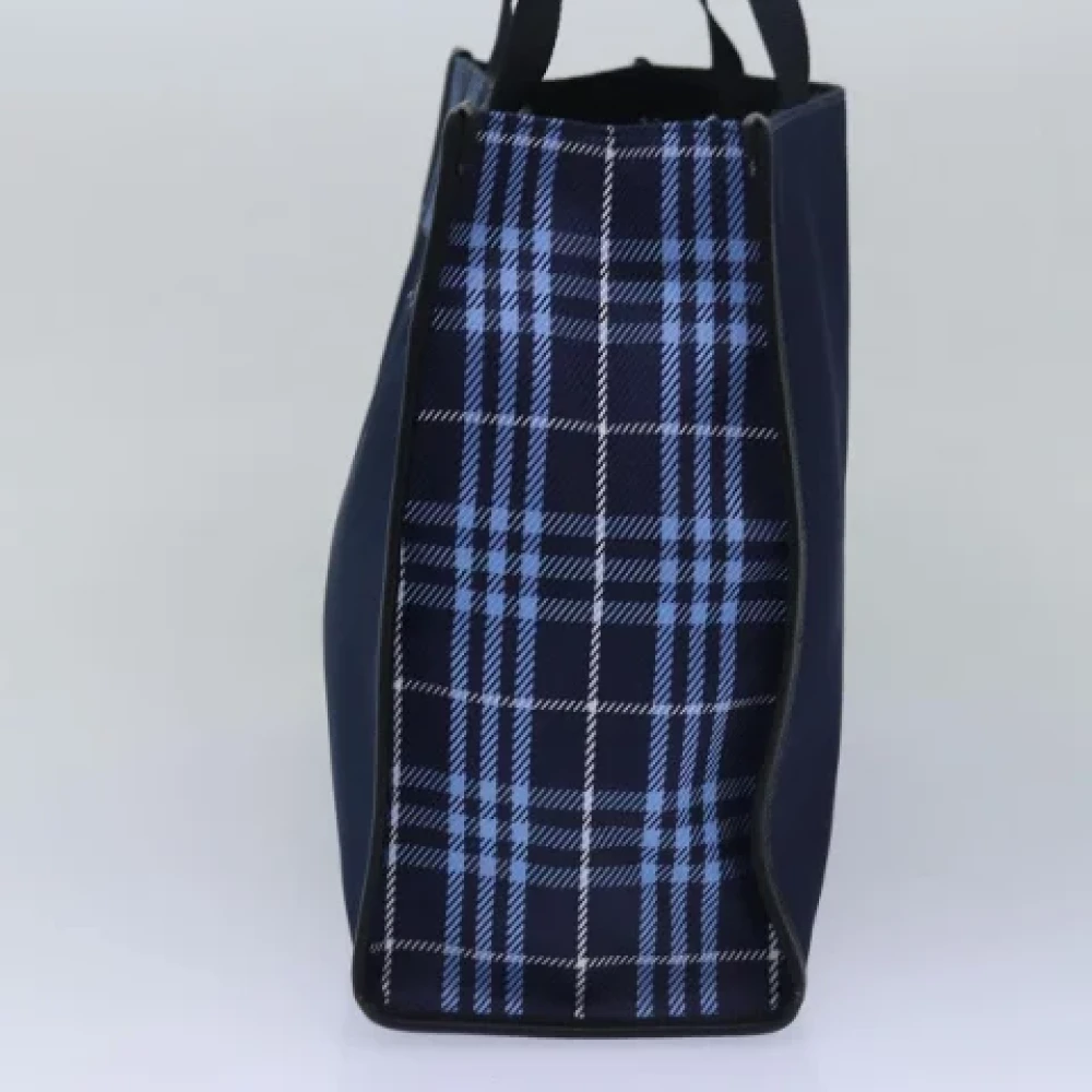 Burberry Vintage Pre-owned Nylon totes Blue Dames