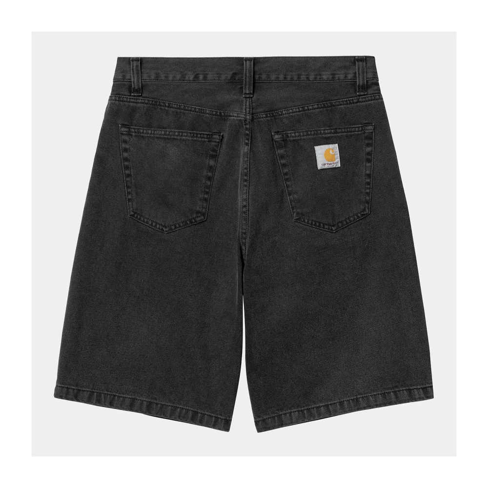 Carhartt WIP Landon Shorts in Zwart Stone Washed Black Heren