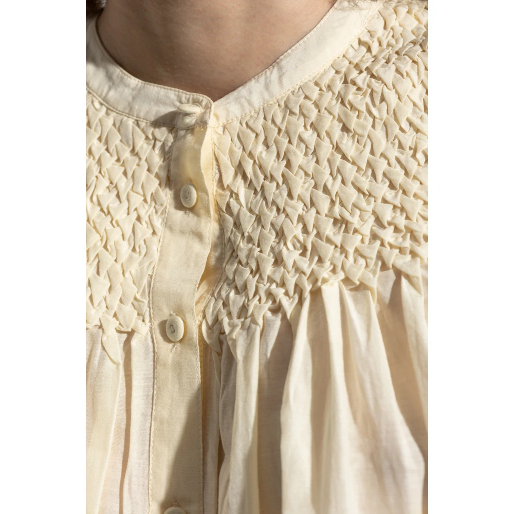 Ulla Johnson Top Soffia Beige Dames