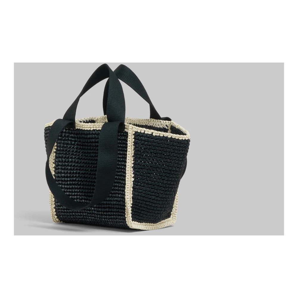 Marni Macramillo small shopper Black Dames