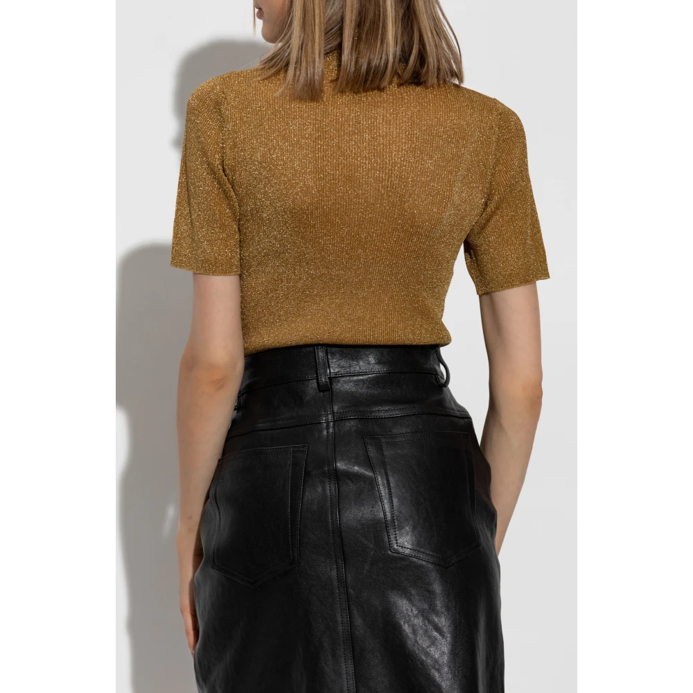 Blumarine Polo Top Yellow Dames