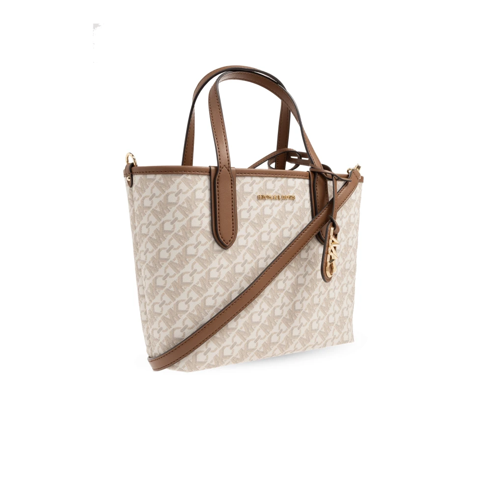Michael Kors Eliza XS shopper tas Beige Dames