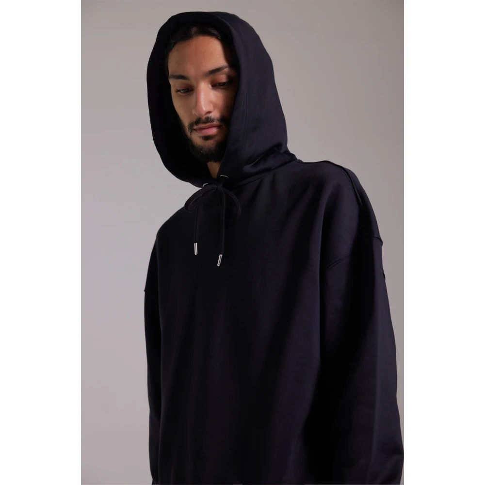 Stutterheim Zachte Fleece Hoodie Black Heren