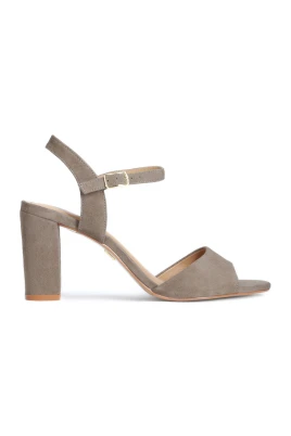 Taupe sandaler för damer