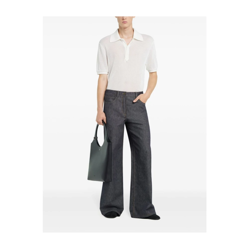 Courrèges Witte T-shirts en Polos White Heren