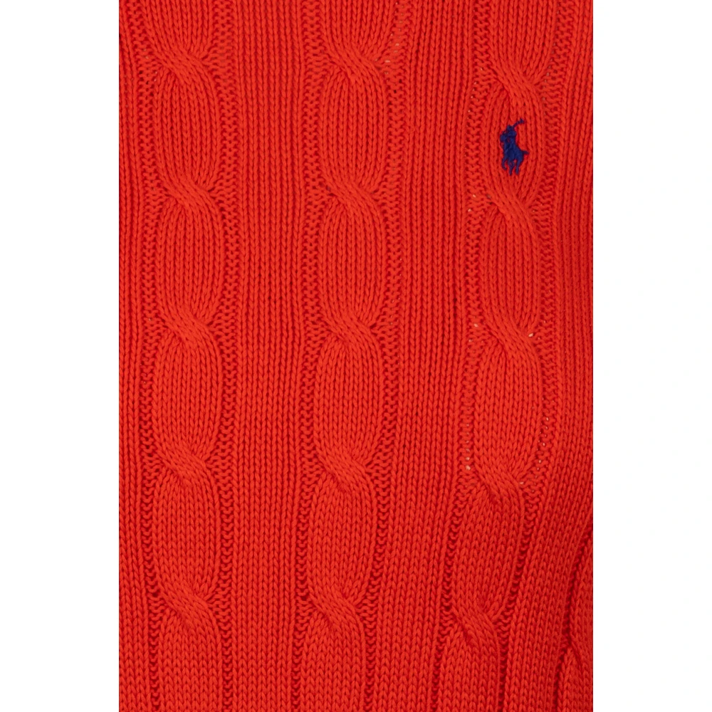 Ralph Lauren Round-neck Knitwear Red Dames