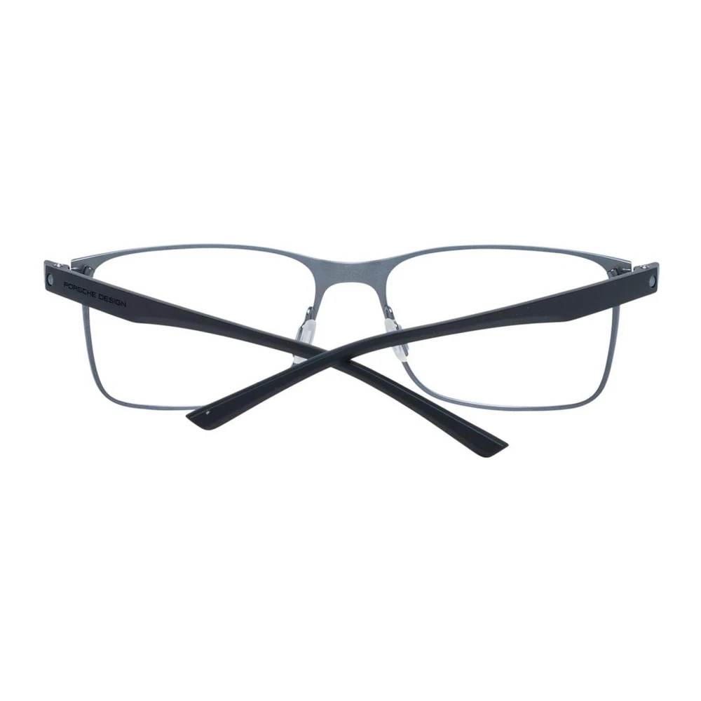 Porsche Design Titanium Grijze Optische Frames Trapezium Stijl Gray Heren