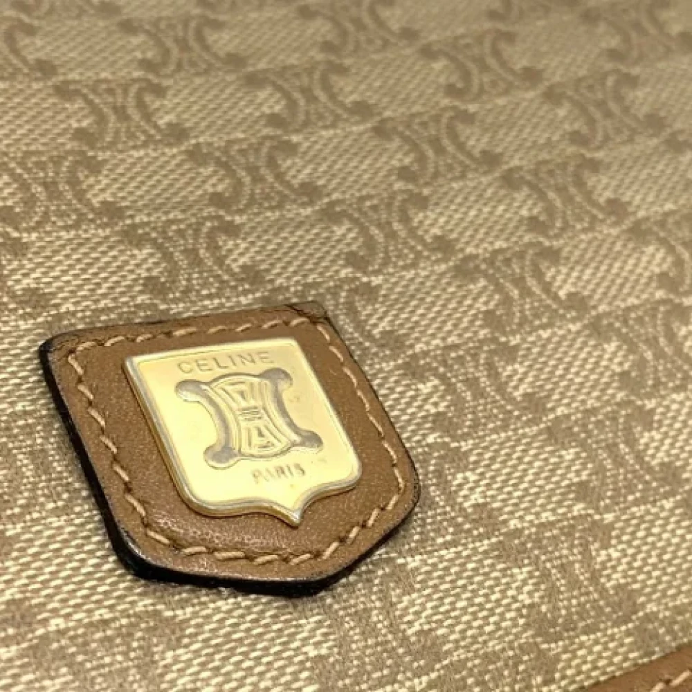 Celine Vintage Pre-owned Plastic celine-bags Beige Dames