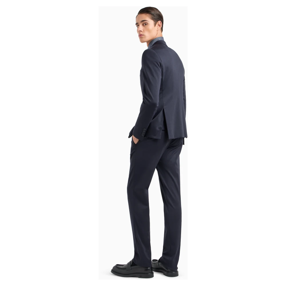 Emporio Armani Blauwe Jurken voor Vrouwen Blue Heren
