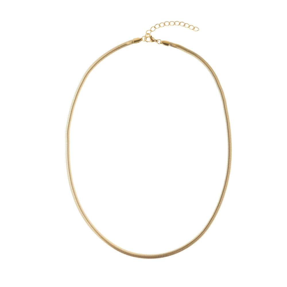Snake Chain Necklace Thin Gold 70 CM