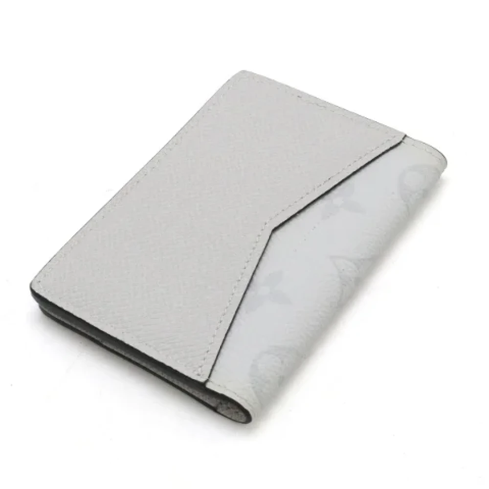 Louis Vuitton Vintage Pre-owned Canvas wallets Gray Heren
